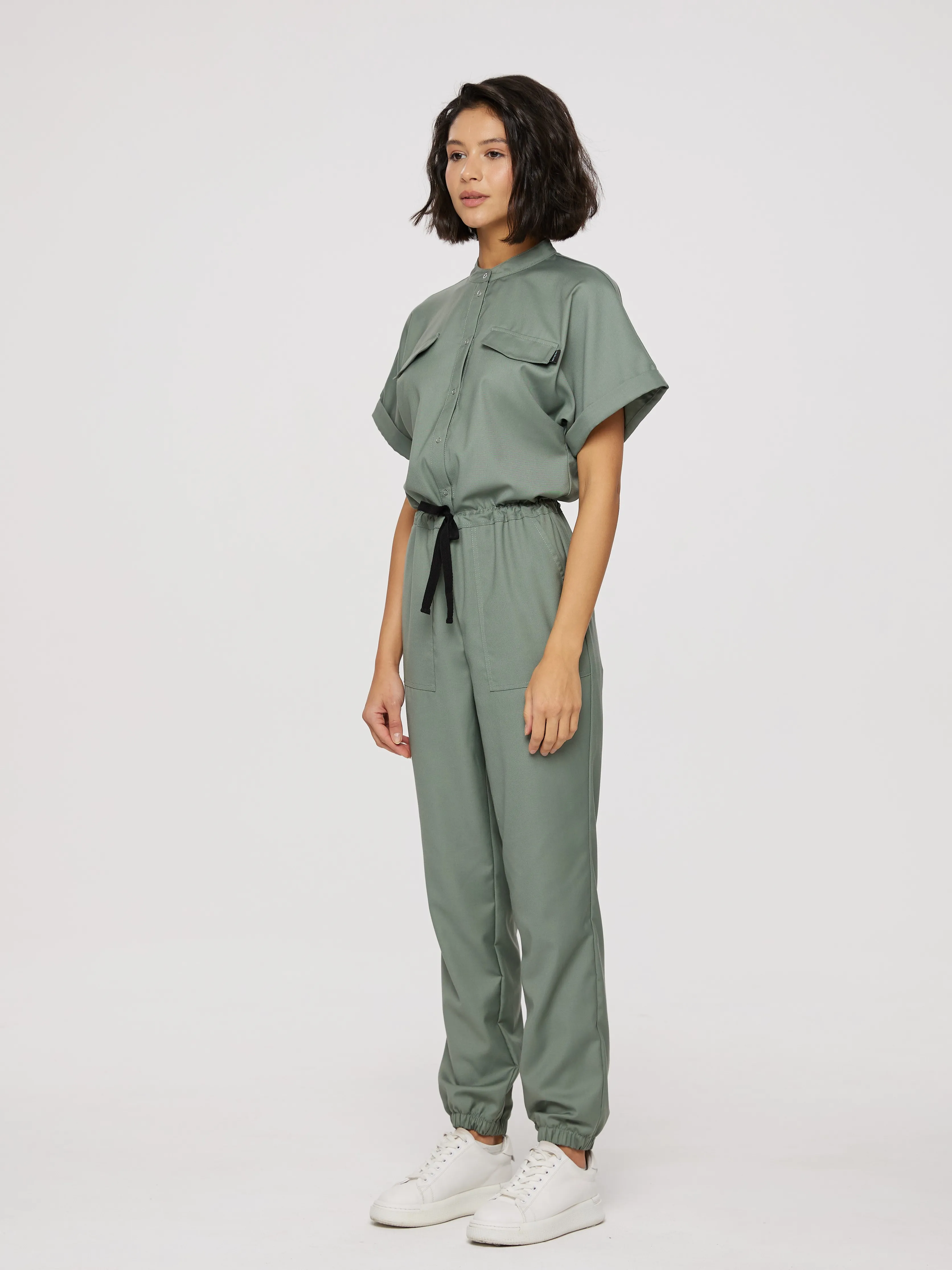 Женский медицинский комбинезон SWO-3 (шалфей)