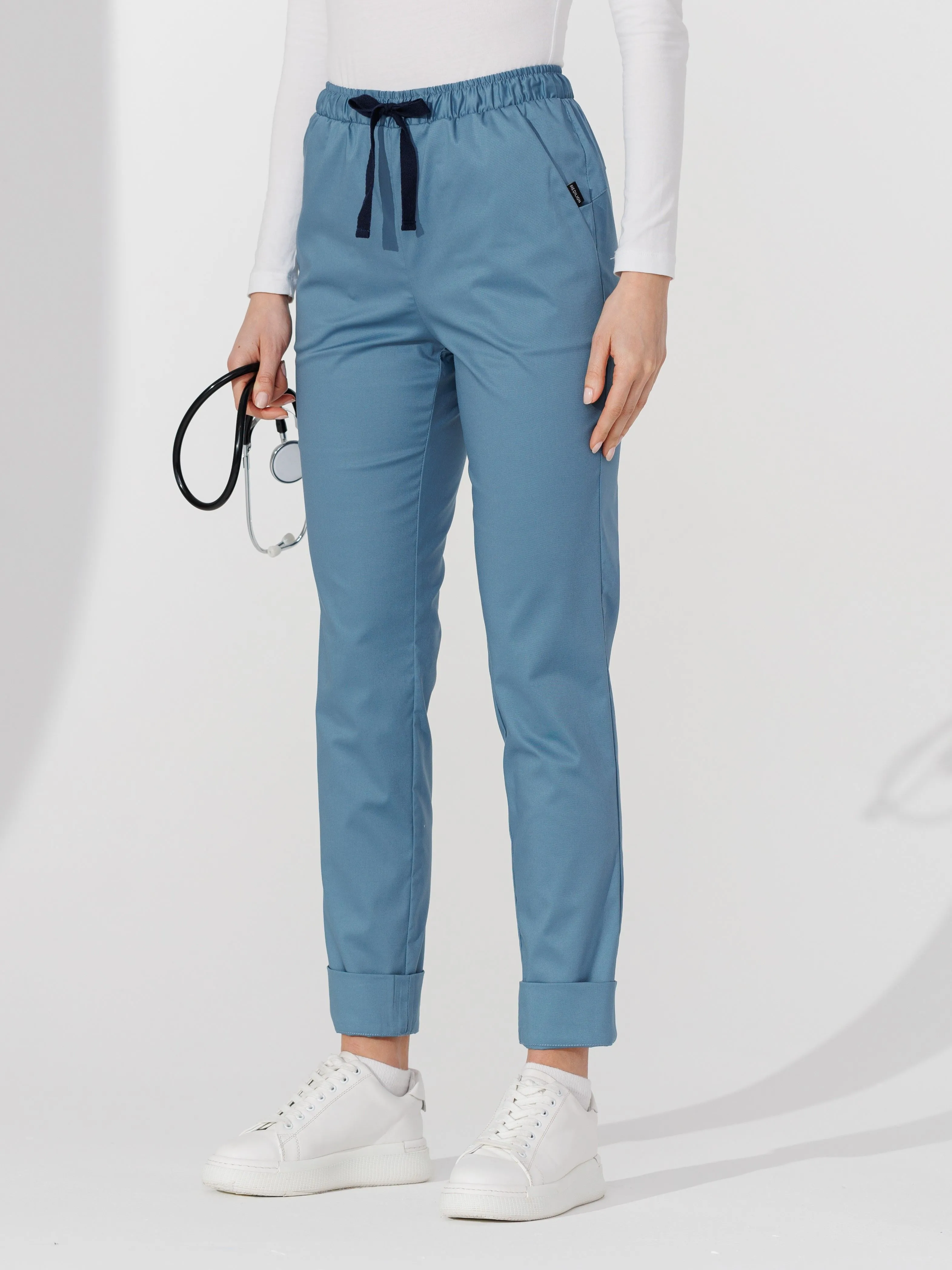 Женские медицинские брюки CWP-8 (серо-голубой)