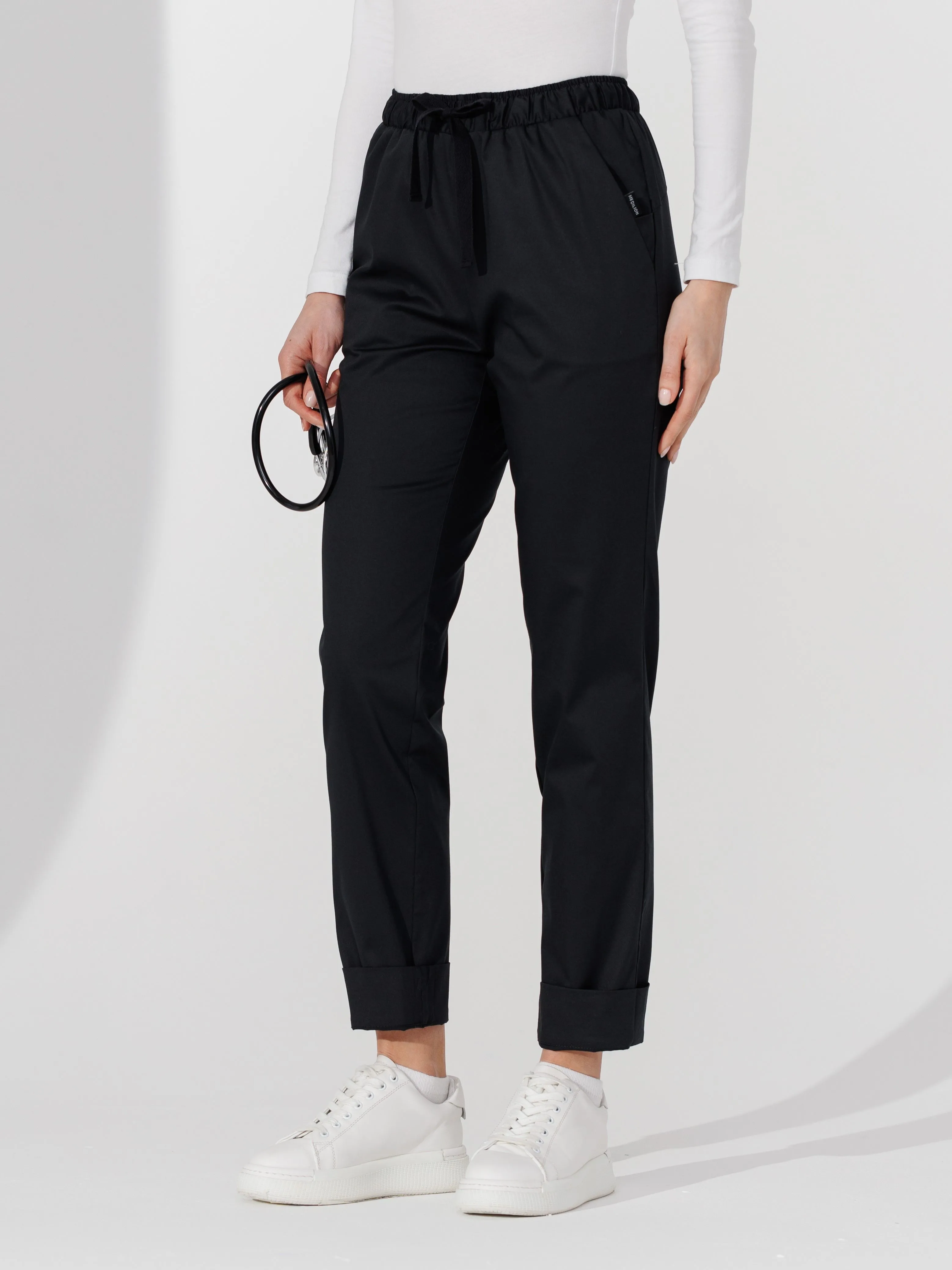 Женские медицинские брюки CWP-8 (черный)