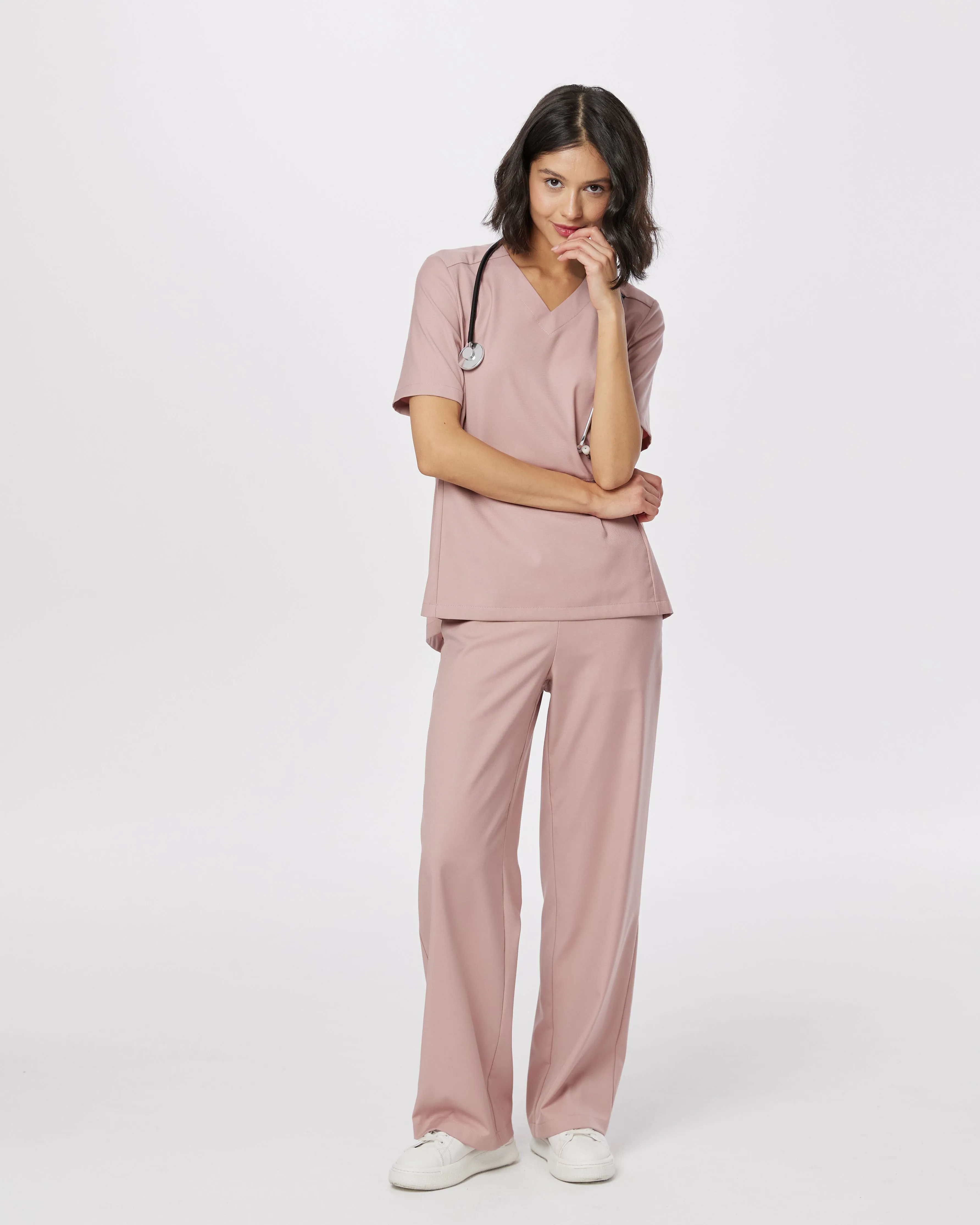 Женский медицинский костюм SWT20-P9 (нежно-розовый)