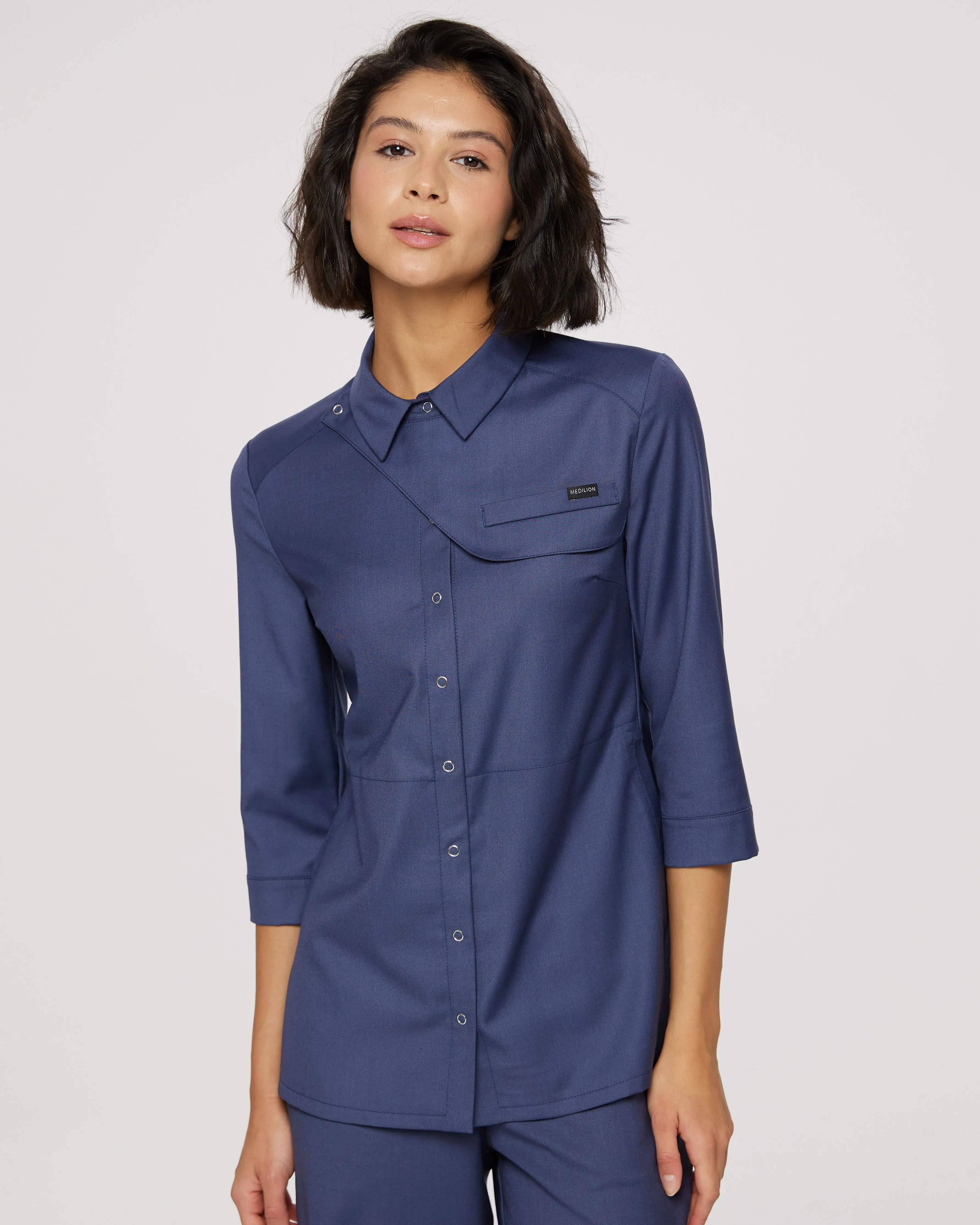 Рубашка медицинская SWT-24 (деним)